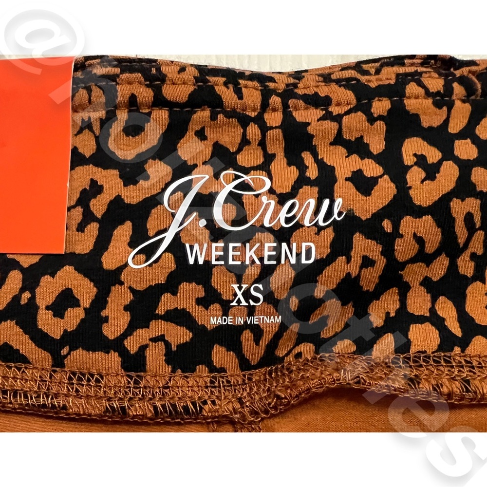 J. Crew Weekend High Rise Cheetah Print 7/8 Leggings NWT - Picture 12 of 14